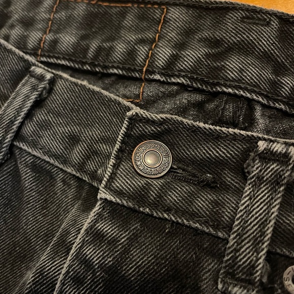 Levi’s Faded Black Denim Mini Skirt size 32 - Picture 7 of 8